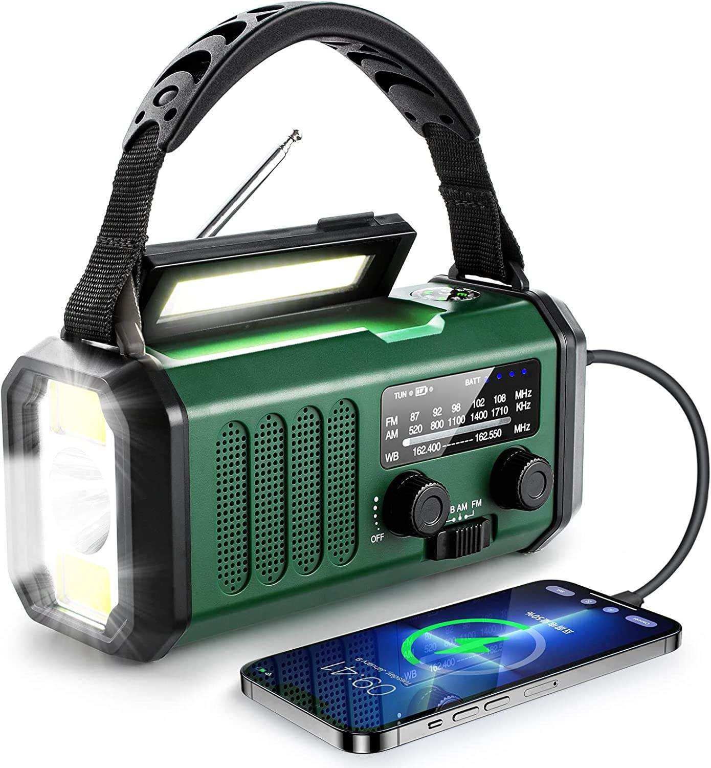 10,000mAh Multi-Power Emergency Radio